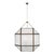Suzanne Kasler for Visual Comfort Signature Morris Grande Lantern in Antique Zinc with Frosted Glass For Sale