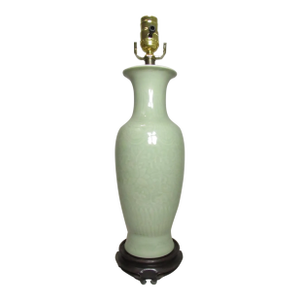 Antique Chinese Porcelain Celadon Lamp