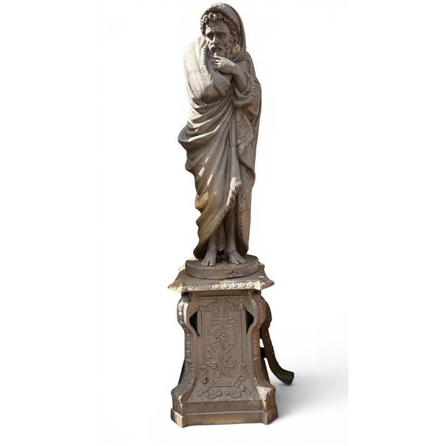 Large 4 Seasons Garden Sculptures - 230 cm Transform your garden with this magnificent set of four cast iron sculptures,...