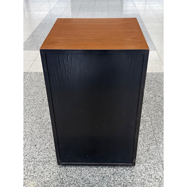 1960s Walnut Nightstand Chests by T. H. Robsjohn-Gibbings for Widdicomb - A Pair For Sale - Image 13 of 15