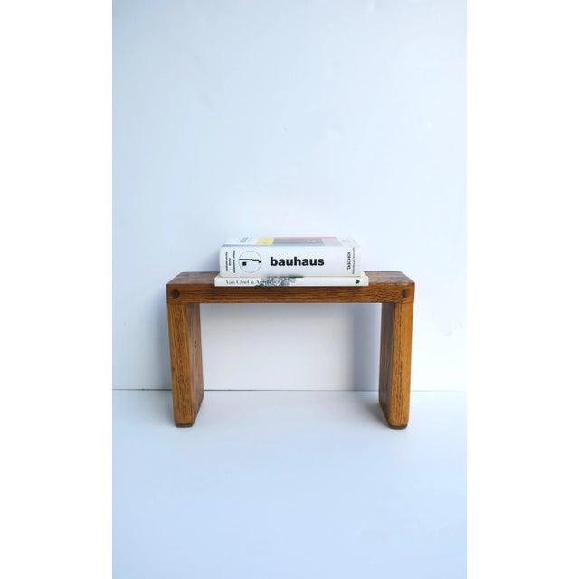 Mid 20th Century Oak Stand, Small, Cocktail, Plant, Circa Late-20th Century For Sale - Image 5 of 12