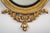 Regency Classical Gilt Convex Girandole Mirror For Sale - Image 9 of 11