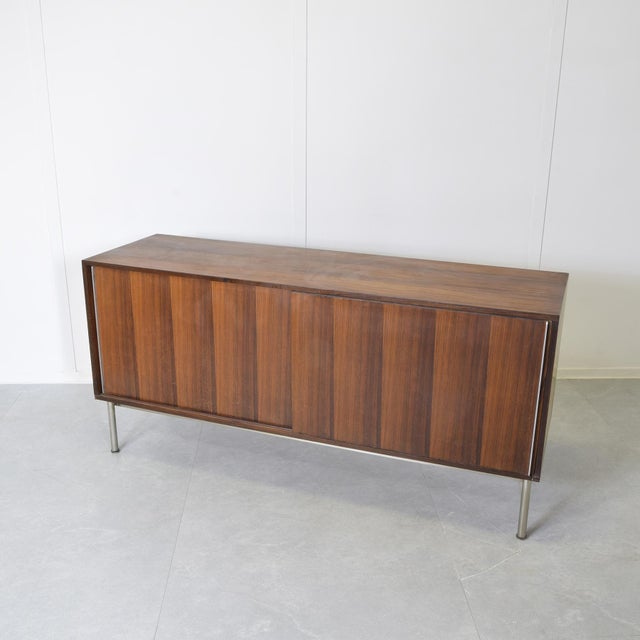 Sideboard with Sliding Doors and Internal Drawers by Gastone Rinaldi, 1970s For Sale - Image 9 of 11
