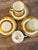 Antique Hand-Gilded 22k Gold Fine Bone China Teacup & Saucer Set of 3 for Adderley's Ltd - 6 pcs For Sale - Image 10 of 10