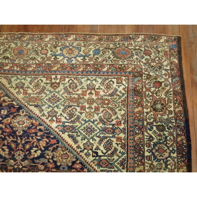 Textile Zabihi Collection Antique Persian Mahal Rug - 10'2" x 14' For Sale - Image 7 of 12