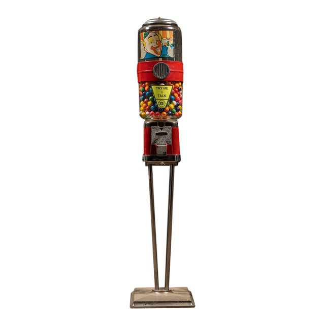 Vintage Machine-O-Matic "Talking Vendor" Gumball Machine For Sale
