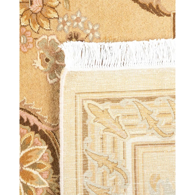 2000 - 2009 Mogul, One-of-a-Kind Hand-Knotted Area Rug - Ivory, 8' 2" x 10' 10" For Sale - Image 5 of 8