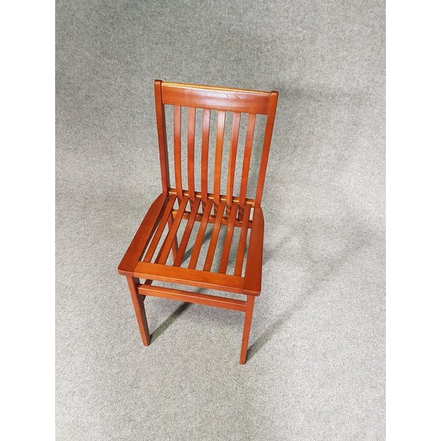 Milano Chairs in Cherrywood by Aldo Rossi for Molteni, 1980s, Set of 4 For Sale - Image 3 of 7