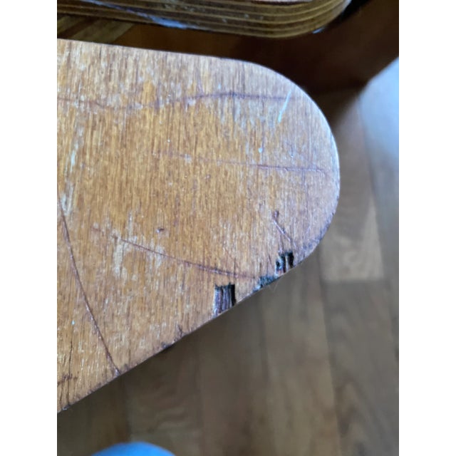 1950s José Zanine Caldas (Attributed) Biomorphic Constructionist Interlocking Plywood Coffee Table For Sale In Atlanta - Image 6 of 10