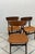 Leather and Teak Dining Chairs from Schiønning & Elgaard, 1960, Set of 4 For Sale - Image 4 of 7