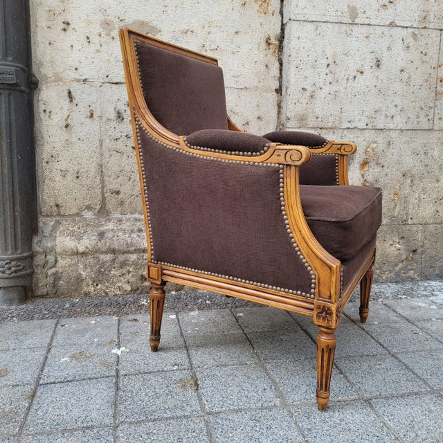 Louis XVI Armchairs, France, Set of 2 For Sale - Image 12 of 18