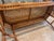 Vintage Brighton Pavilion Style Burnt Bamboo & Cane Settee Bench, C. 1970s For Sale - Image 9 of 11