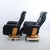 High-Back Leather Recliner Chairs, 1980s, Set of 2, in Good conditions. Designed 1980 to 1989