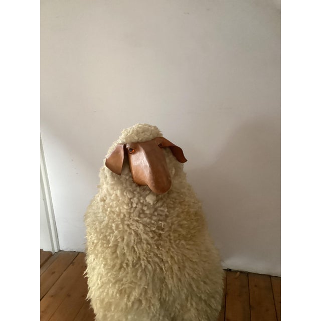 Brown Large Sheep by Hans Peter Krafft for Meier, 1970s For Sale - Image 8 of 8