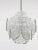 Kalmar Mid-Century Blatt Ice Glass Disc Chandelier from Kalmar, Austria, 1960s For Sale - Image 4 of 11
