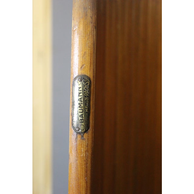 Wooden Slatted Screen from Baumann, 1950s For Sale - Image 4 of 13