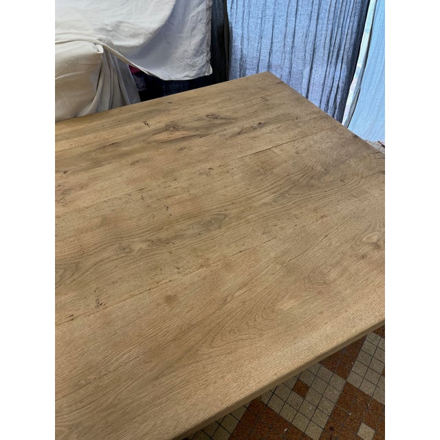 Monastery Table in Raw Oak For Sale - Image 3 of 8