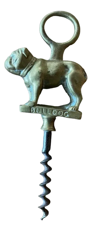 Tire Bouchon Bull Dog in Bronze