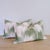 Pierre Frey La Grandiere in Topiaire Green Lumbar Pillows With Mini Flange- Pair For Sale In Greensboro - Image 6 of 6