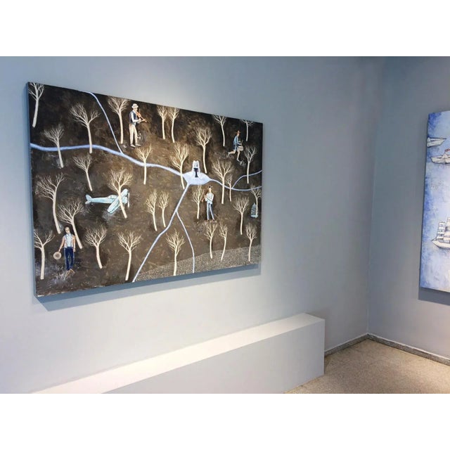 The painting can be sent rolled (with the stretchers). józef chyży (born 1983) a graduate of the institute of art at the...