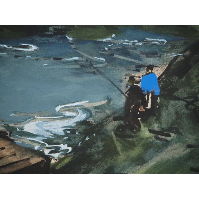 Maurice De Vlaminck, Banks, Original Engraving For Sale - Image 4 of 5