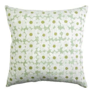 Kevin O'Brien Daisy Pear 30" Performance Pillow For Sale