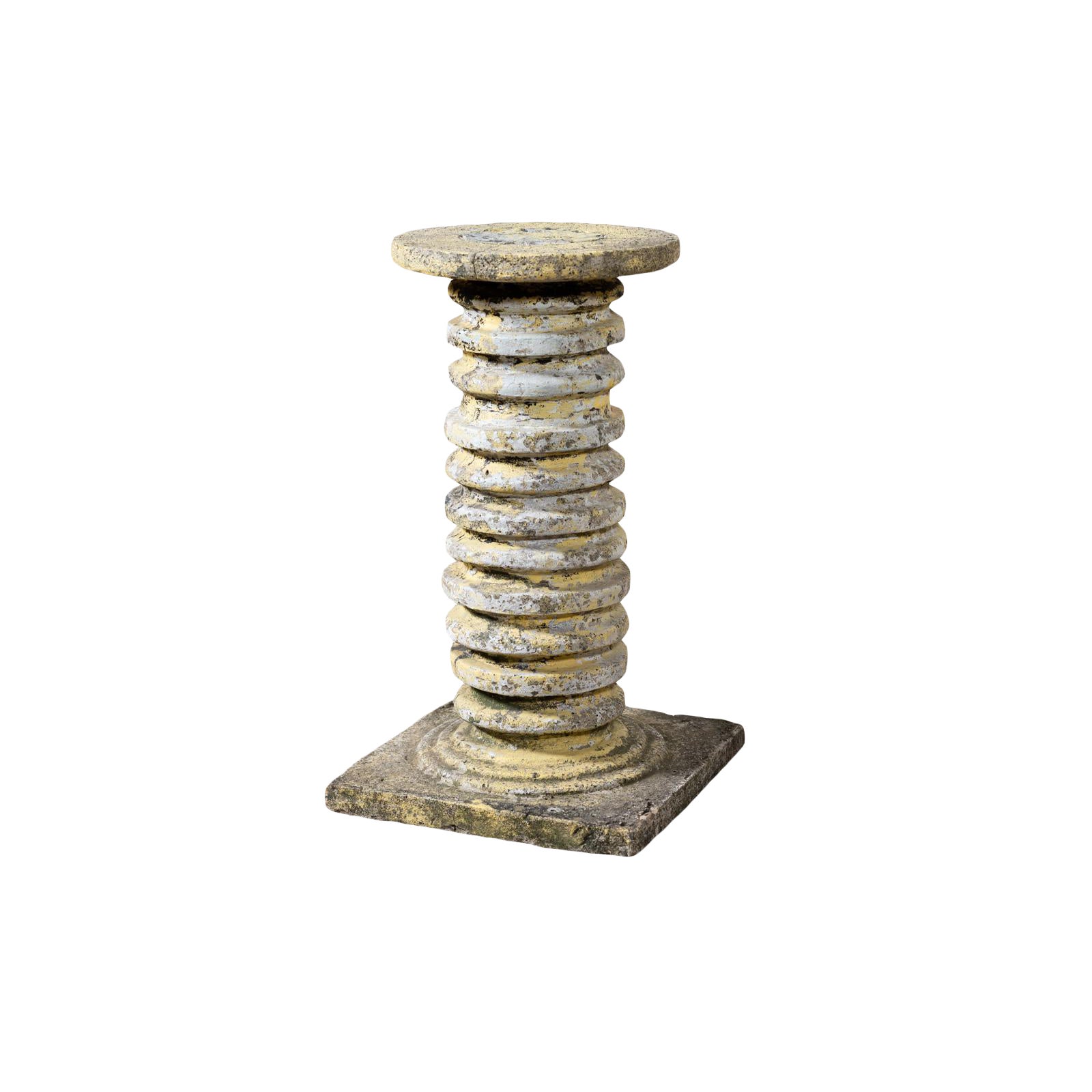 Vintage Concrete Pedestal Chairish