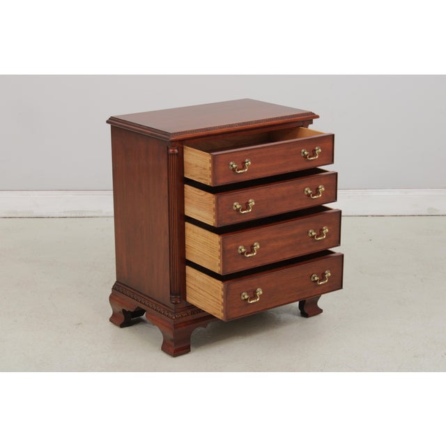 Henkel Harris Henkel Harris Model 116a Cherry 4 Drawer Chest For Sale - Image 4 of 14