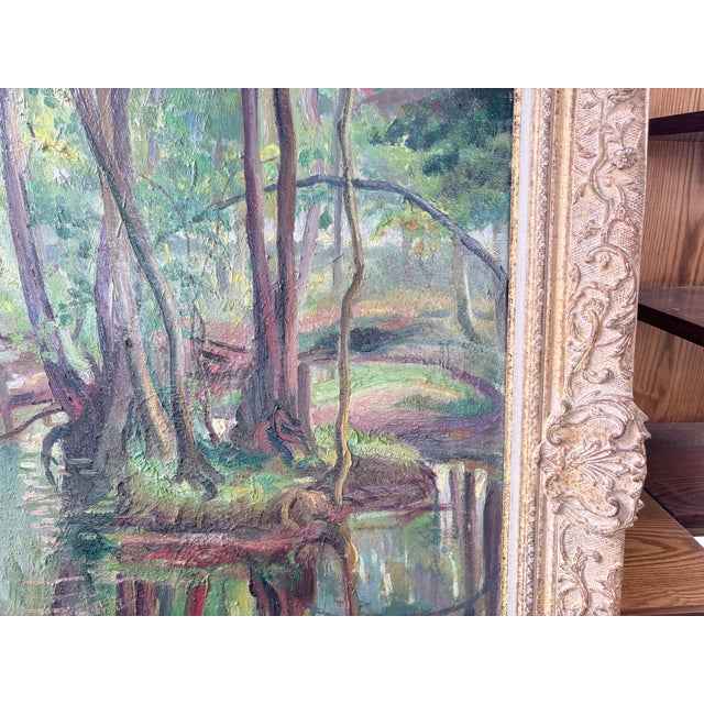 Reine Cimère, Salon, 1964, Oil Painting on Canvas, Framed For Sale - Image 6 of 17