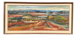Jerzy Luczak‑Szewczyk, Landscape, 1950s, Oil on Canvas, Framed