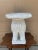 A Palm Beach Icon | White Wicker Elephant Drinks Table, 1970s For Sale - Image 11 of 12