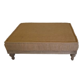 Vintage Rh "Deconstructed Ottoman For Sale