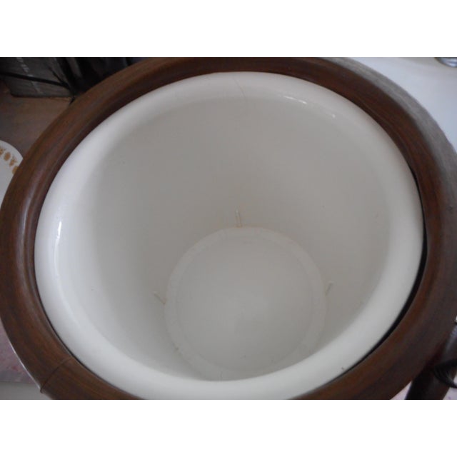 MidCentury Bentwood Style Cane Ice Bucket Chairish