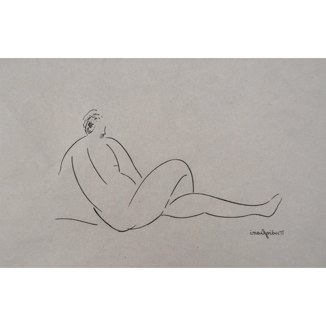 Amedeo Modigliani (1884-1920) Woman lying on her back, 1920 Original engraving made from a copper plate engraved by...