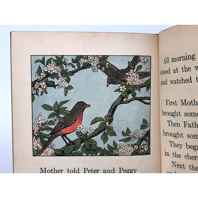 Vintage Illustrated Children's Book With Decorative Cover For Sale - Image 9 of 12