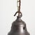 Vintage Art Deco Church Opaline Milk Glass Pendant Light, 1940s For Sale - Image 6 of 8