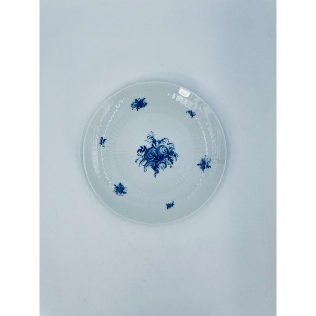 Ceramic Blue Porcelain Romanze Dessert Plate from Rosenthal, 1965 For Sale - Image 7 of 7