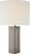 Modern AERIN by Visual Comfort Signature Mishca Large Table Lamp in Shellish Gray with Linen Shade For Sale - Image 3 of 3