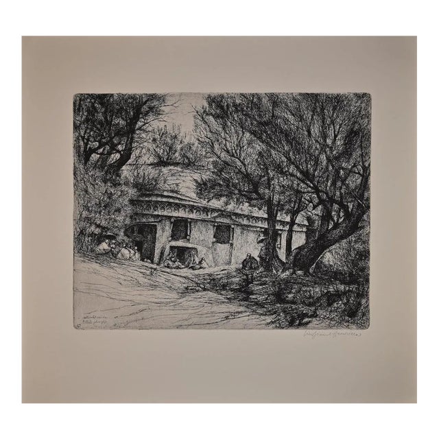 Lino Bianchi Barriviera, Lalibela, Ghiorghis, Etching, 1949 For Sale