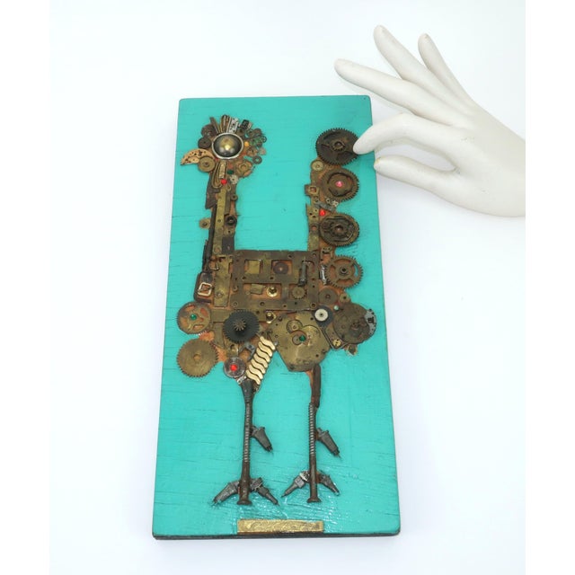Shih Hwa Brutalist Chicken Assemblage Wall Sculpture, 1960's For Sale - Image 12 of 12