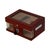Wood Vintage Art Deco Humidor For Sale - Image 7 of 7