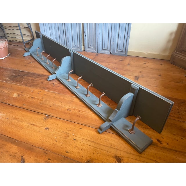 French Wall Coat Rack, 1910 For Sale - Image 17 of 17