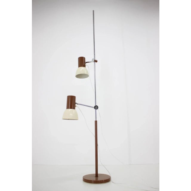 - Czechoslovakia, 1970s - New electricity - Adjustable, two bulbs. Up to 250V (Europe/UK Standard).The wiring of this item...