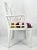 Faux Bamboo Chippendale Style White Pierre Frey Carriacou Chair Pair For Sale - Image 4 of 10