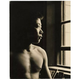 Korean Boy Portrait by Charles Biasiny 1960s For Sale