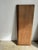 Antique Mirror in Brown Oak with Beveled Glass and Keyhole Escutcheon, 1980s For Sale - Image 14 of 16