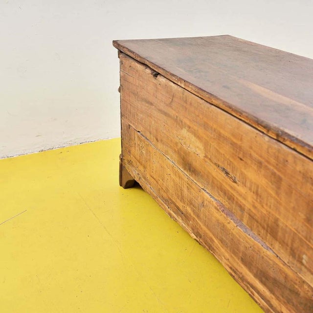 Antique Italian Wooden Chest For Sale - Image 14 of 16