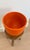 Ceramic 1960s Gainey Pottery Planter in Speckled Orange For Sale - Image 7 of 7