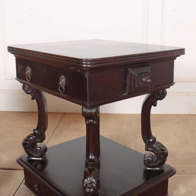 Irish Bedside Tables, Set of 2 For Sale - Image 9 of 12