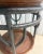 Wood Vintage Crespi Style Split Reed Rattan Tray Table For Sale - Image 7 of 12